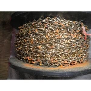 #16 x 50 ft. Rustic Brass Plated Steel Jack Chain